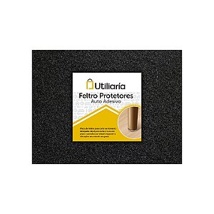 Feltro Protetor Preto Placa 210x150mm 1 UN