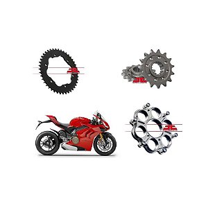 Coroa e Pinhão JT Sprockets Ducati Panigale 1100 V4 / S (19'~)