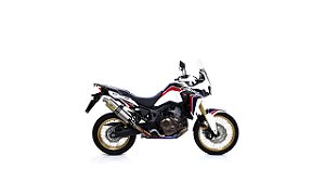 Ponteira Arrow Maxi Race end cap inóx - Honda Africa Twin 1000 17'~20'