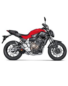 Escapamento Akrapovic full ponteira em carbono - Yamaha MT07 (15~24)