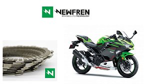 Conjunto de Discos de Embreagem Newfren Kawasaki Ninja 400 (18-)