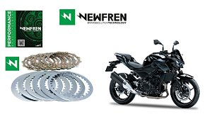 Kit Embreagem (Discos e Separadores) Performance Newfren Kawasaki Z400 (18-22)