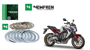Kit Embreagem (Discos e Separadores) Performance Newfren Honda CB 650F(14-19)