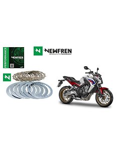 Kit Embreagem (Discos e Separadores) Performance Newfren Honda CB 650F(14-19)