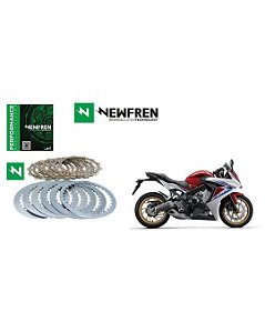Kit Embreagem (Discos e Separadores) Performance Newfren Honda CBR 650F(14-20)