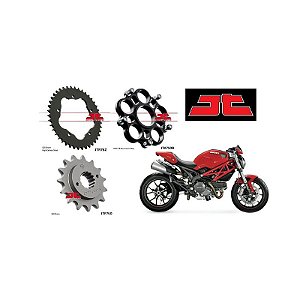 Coroa com Adaptador e Pinhão JT Sprockets Ducati Monster 796 (2012-2015)
