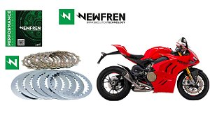 Kit Embreagem Performance (Discos e Separadores) Newfren Ducati Panigale V4 / S