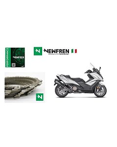 Conjunto de Discos de Embreagem Newfren Performance Kymco AK 550