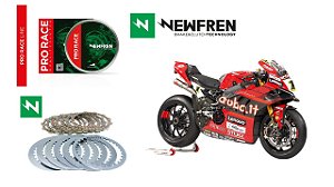 Kit Embreagem Pro Race (Discos e Separadores) Newfren Ducati Panigale V4
