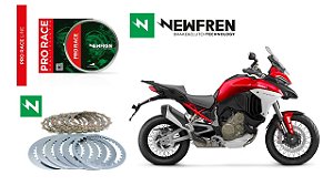 Kit Embreagem Pro Race (Discos e Separadores) Newfren Ducati Multistrada V4