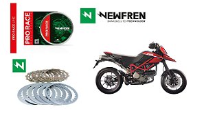 Kit Embreagem Pro Race (Discos e Separadores) Newfren Ducati Hypermotard 1100
