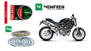 Kit Embreagem Pro Race (Discos e Separadores) Newfren Ducati Monster 1100