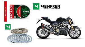 Kit Embreagem Pro Race (Discos e Separadores) Newfren Ducati Streetfighter 1100
