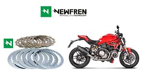 Kit Embreagem (Discos e Separadores) Newfren Ducati Monster 1200/1200S (14-21)