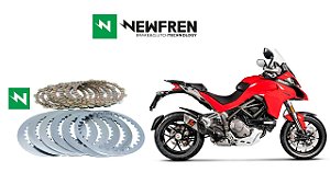 Kit Embreagem (Discos e Separadores) Newfren Ducati Multistrada 1200 (10-17)