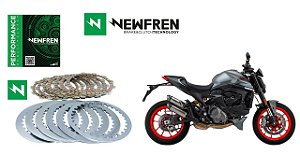Kit Embreagem Performance (Discos e Separadores) Newfren Ducati Monster 937