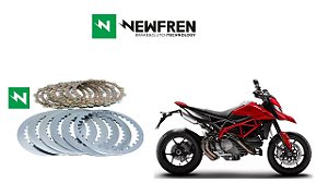 Kit Embreagem (Discos e Separadores) Newfren Ducati Hypermotard 1100