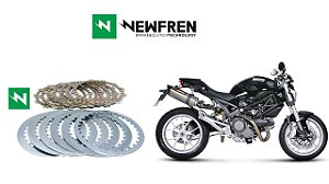 Kit Embreagem (Discos e Separadores) Newfren Ducati Monster 1100