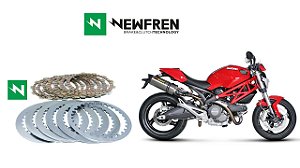 Kit Embreagem (Discos e Separadores) Newfren Ducati Monster 696