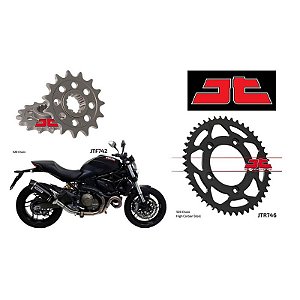 Coroa e Pinhão JT Sprockets Ducati Moster 821
