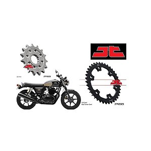 Coroa e Pinhão JT Sprockets Royal Enfield Interceptor 650