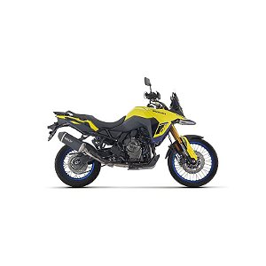 ponteira Arrow Indy Race aluminio preto para V strom 800