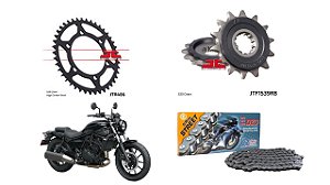 Kit transmissão Kawasaki ELIMINATOR 500 24~