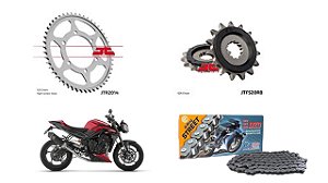 Kit transmissão Triumph 765 Street Triple R / S (23~ )