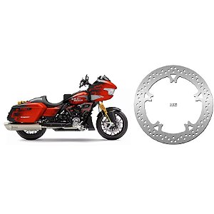 Harley-Davidson NG Brake (Aço Inox) Harley Davidson CVO GLIDE FLHRSE ROAD KING (2008-09) e V-ROD'S Lados Esquerdo e Direito - Ref:1319