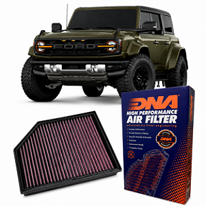 Filtro de ar esportivo DNA - Ford Bronco Raptor 3,0L