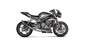 Ponteira Akrapovic Fibra de Carbono  - Triumph Street Triple 765 (20 ~ ).