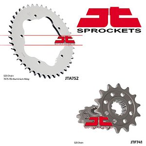 Coroa com Adaptador e Pinhão  JT Sprockets Ducati Diavel 1198 (2011-18)