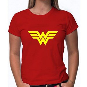 PRODUTO TESTE - Camiseta Mulher Maravilha - Vermelha - PODE
