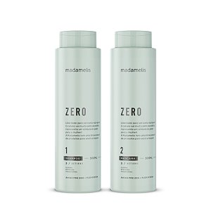 KIT ESCOVA PROGRESSIVA ZERO 500ML MADAMELIS