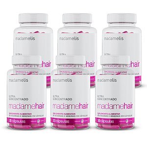 Combo Tratamento 6 meses  MadameHair Crescimento Capilar