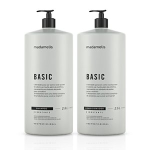KIT LAVATÓRIO SHAMPOO E CONDICIONADOR BASIC DUO 2,5L