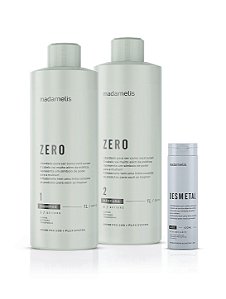 KIT ZERO 1L MADAMELIS + BRINDE DESMETAL 120ML MADAMELIS