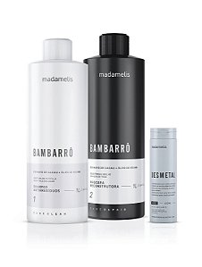KIT BAMBARRÔ 1L + BRINDE DESMETAL 120ML MADAMELIS