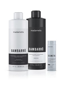 KIT BAMBARRÔ 1L + BRINDE DESMETAL 120ML MADAMELIS