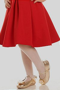 vestido vermelho com meia calça preta