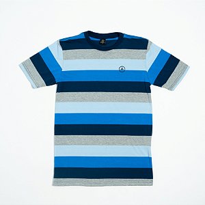 Camiseta Street A - Fendy - Azul e Cinza