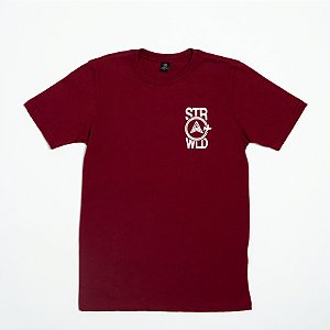 Camiseta Street A - Boarding Pass - Vinho