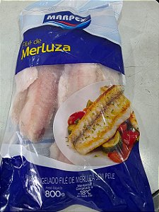 FILÉ DE MERLUZA 800 gramas