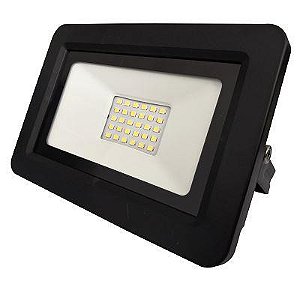 Refletor LED Slim 30w Branco Frio