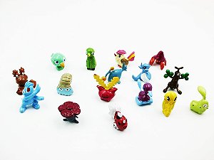 Brinquedo Pokemon Miniatura Dedoche - 10 Unidades