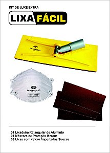 Kit Extra Lixa Fácil (com Lixas para Reboco)