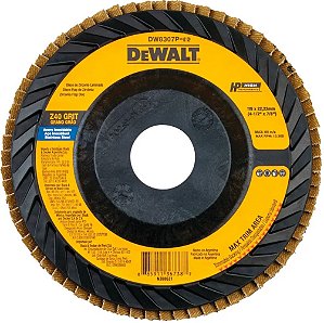 Disco Flap de Zircônia 4 1/2" x 7/8" DeWalt