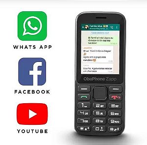 ObaPhone Zapp Barrinha com Whatsapp Obabox - OB025
