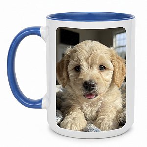 Caneca Personalizada Azul Médio