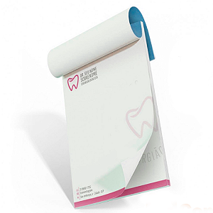 Impressão de 5 Receituários com 100 folhas Colorido A4 em Sulfite 90g